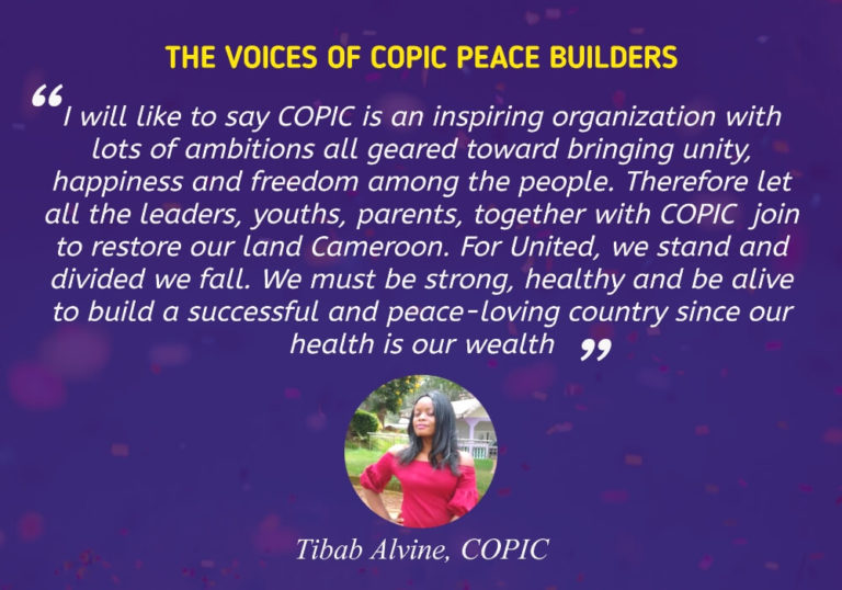 The voices of COPIC peace builders (13)