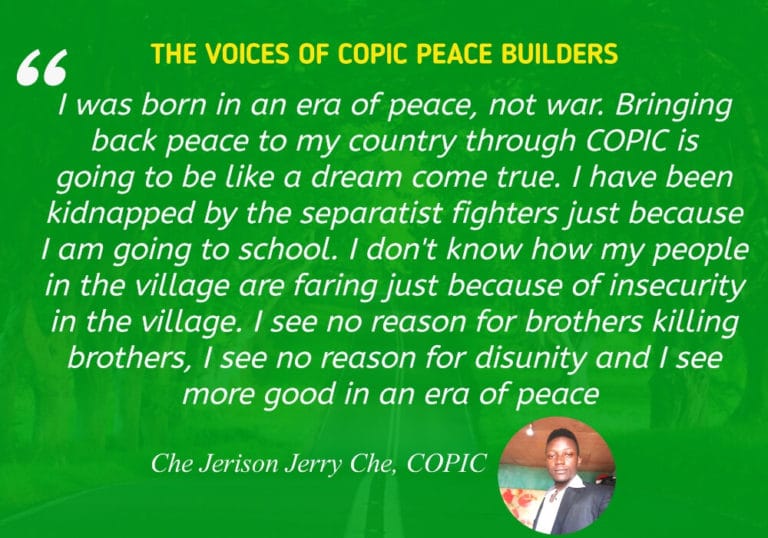 The voices of COPIC peace builders (8)